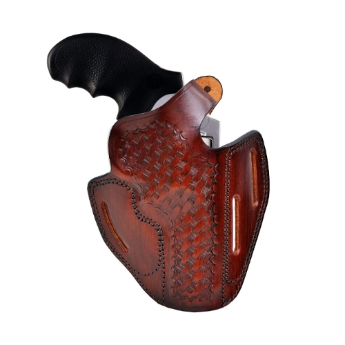 Leather Belt Holster Fits Taurus 856 Defender, 605, 692 - 3 Slot Belt ...