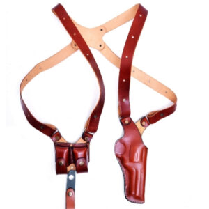 Leather Shoulder Holster Fits Taurus 856 Defender, Model 605, 692