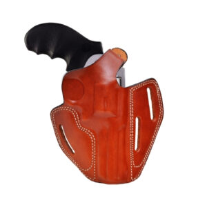 Leather Belt Holster Fits Ruger GP100 or SP101