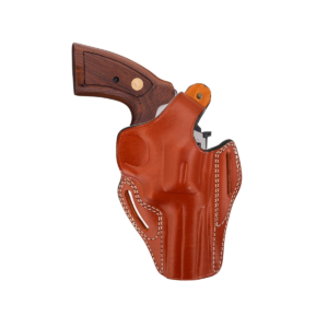 Leather Belt Holster fits Kimber K6S DASA or Colt Viper
